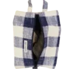 Blue & White Checkered Bag