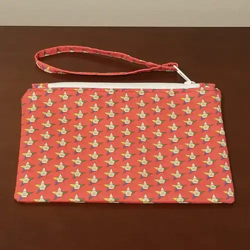 OES Red Zipper Pouch