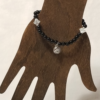 Black Charm Stretch Bracelet Yin & Yang